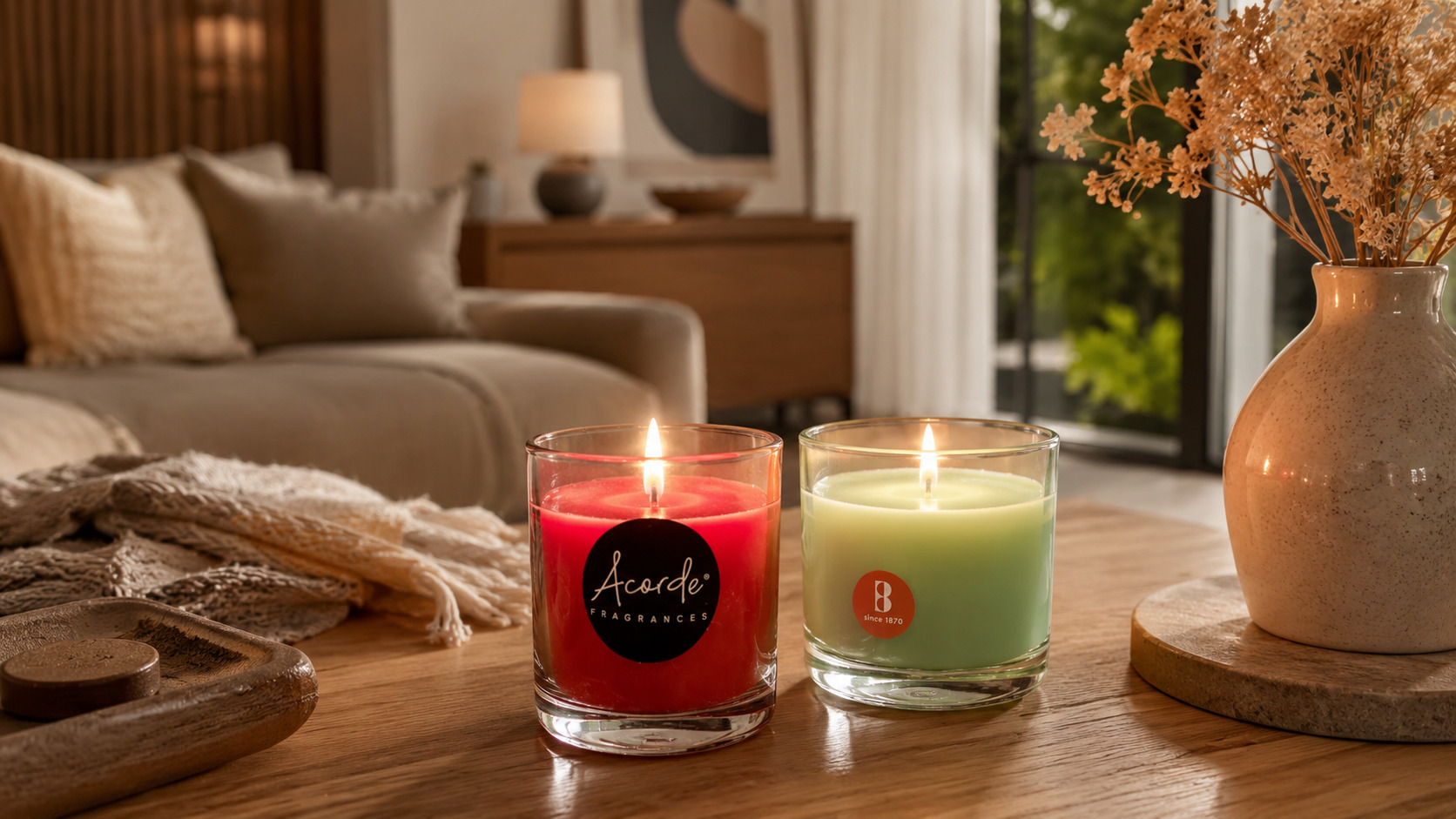 Vonné svíčky v moderním interiéru – stylový home spa dekor pro útulný a relaxační domov